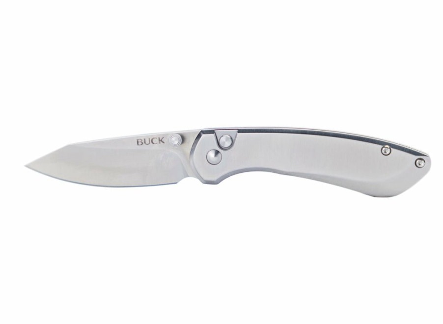 Buck Buck Mini Sovereign Knife - Stainless Steel | Lock Knives