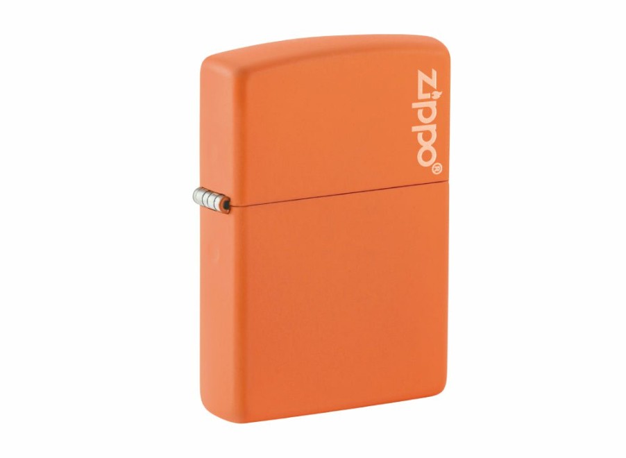 Zippo Zippo Logo Lighter - Orange Matte | Lighters