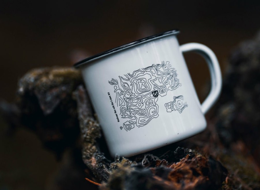 Helle Helle Map Enamel Mug | Cups & Tumblers