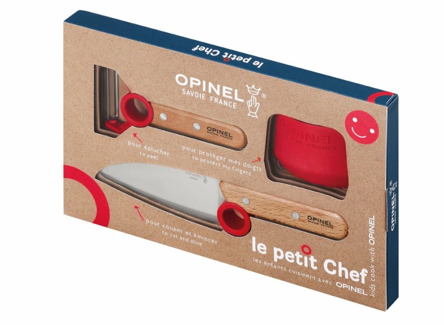 Opinel Opinel Le Petit Chef Box Set - Red | Kitchen Knives