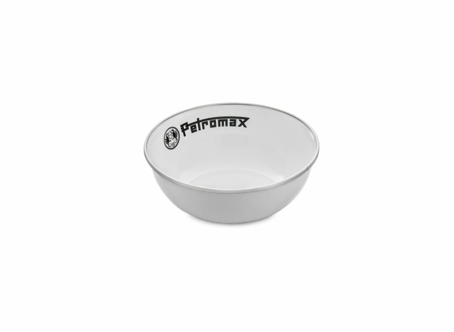 Petromax Petromax Set Of 2 Enamel Bowls - White - Small | Enamel Tableware