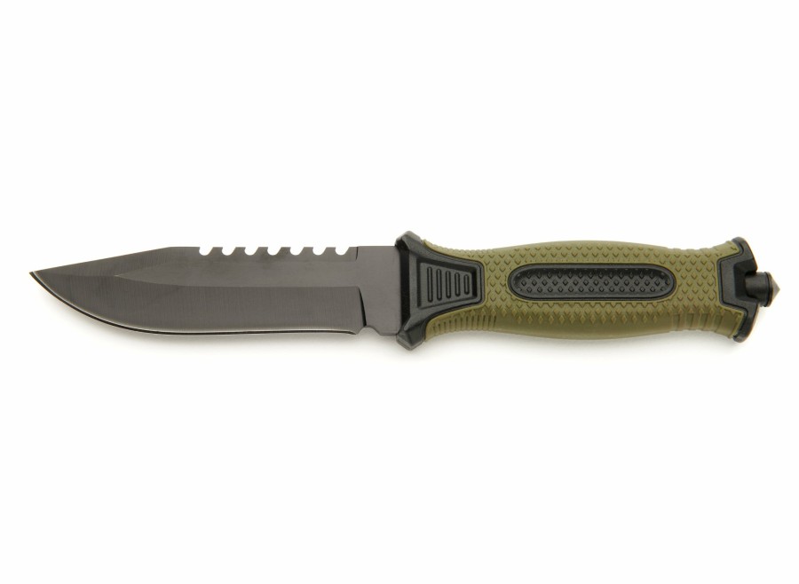 Whitby Knives Whitby Outdoor Survival/Camping Sheath Knife With Sawtooth Blade (4.5") | Outdoor Knives