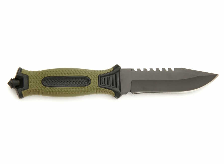 Whitby Knives Whitby Outdoor Survival/Camping Sheath Knife With Sawtooth Blade (4.5") | Outdoor Knives