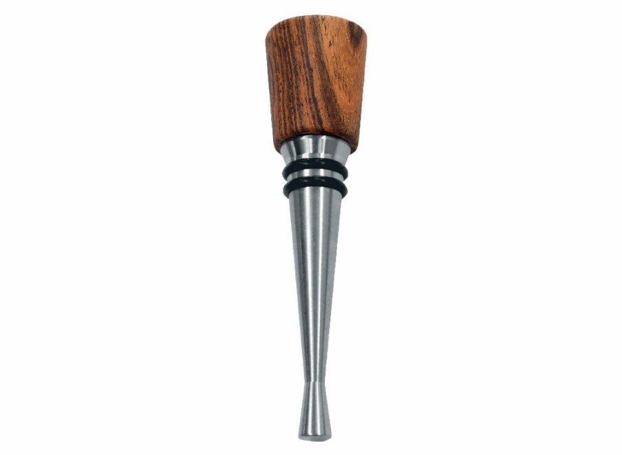 Farfalli Farfalli Bottle Stopper - Bocote Wood Top | Bottle Stoppers