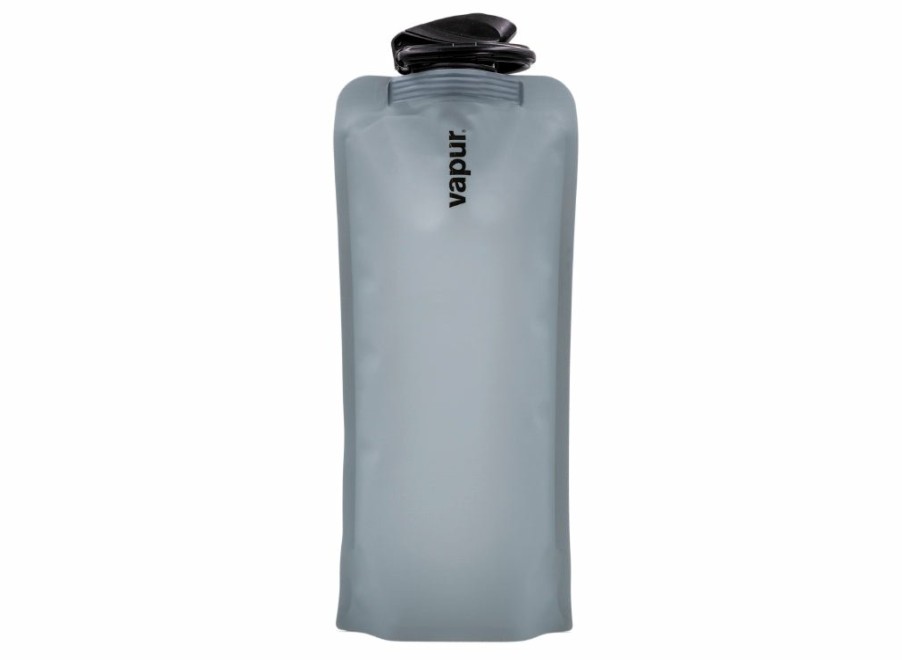 Vapur Vapur Wide Mouth 1L - Eclipse - Graphite Grey | Foldable Water Bottles