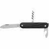 Whitby Knives Whitby Black Pakkawood Multipurpose Folding Knife (2.76") W/ 3 Tools | Multi-Tool Knives