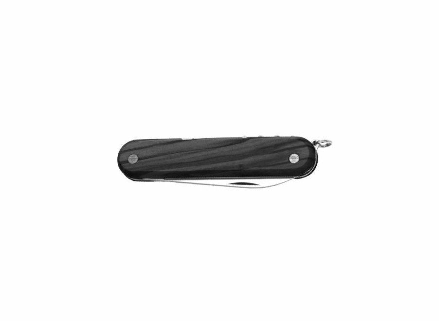 Whitby Knives Whitby Black Pakkawood Multipurpose Folding Knife (2.76") W/ 3 Tools | Multi-Tool Knives