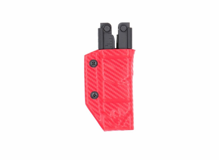 Clip & Carry Clip & Carry Kydex Sheath: Gerber Mp600 - Red Carbon Fibre | Multi-Tool Sheaths