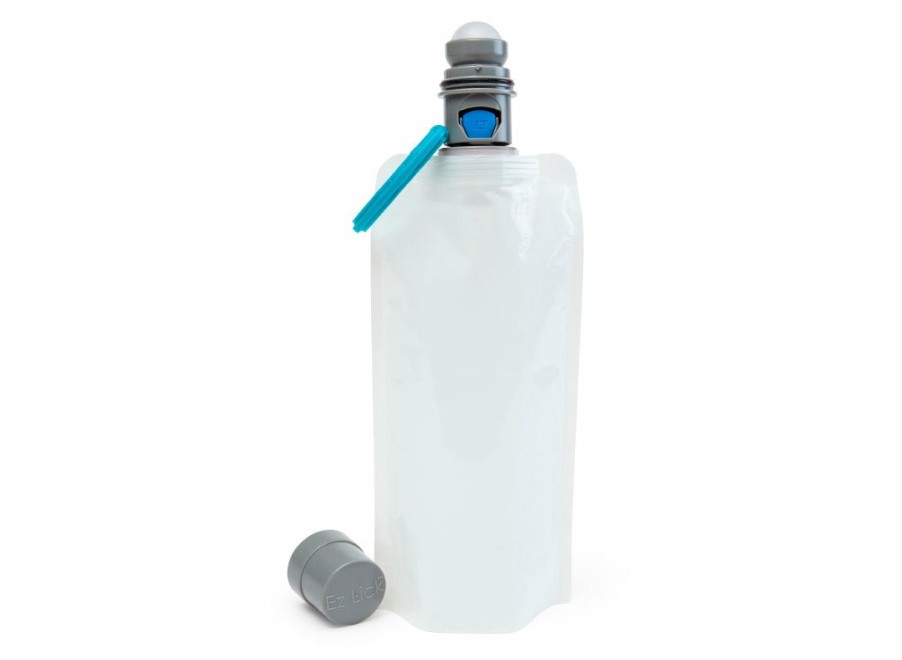 Vapur Vapur Ez Lick Portable Dog Water Bottle 700Ml - Solids - Whiteout | Foldable Dog Water Bottles