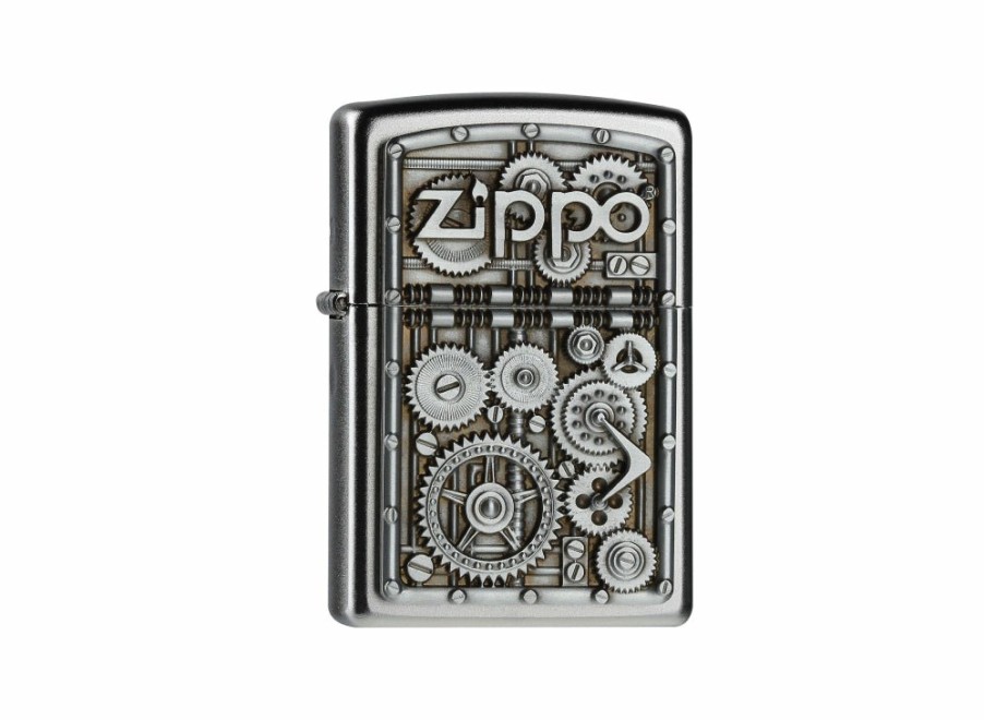 Zippo Zippo Engine Lighter - Street Chrome | Lighters