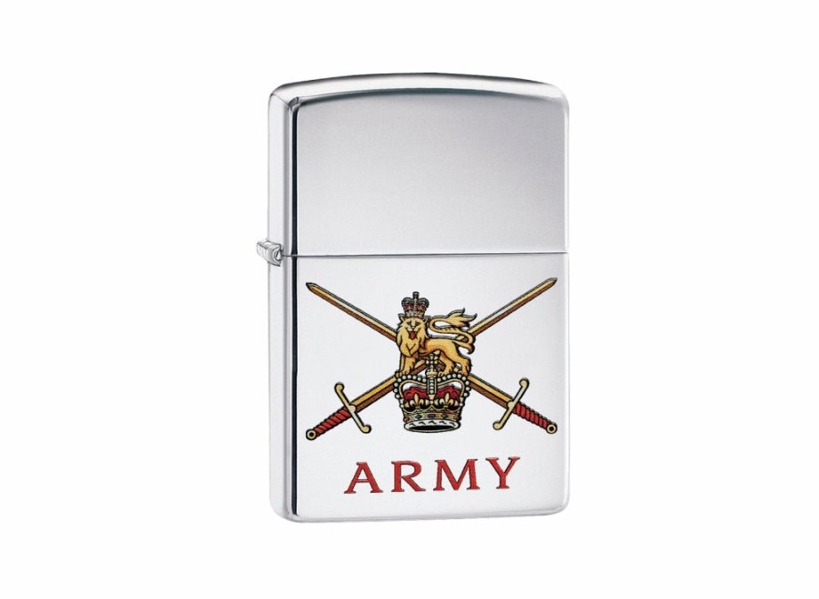 Zippo Zippo British Army Lighter - High Polish Chrome | Lighters