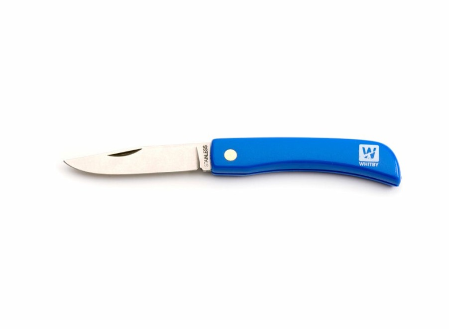 Whitby Knives Whitby Pocket Knife (2.75") - Blue | Edc Knives