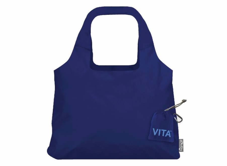 ChicoBag Chicobag Vita Polyester Shoulder Tote - Mazarine Blue | Reusable Shopping Bags