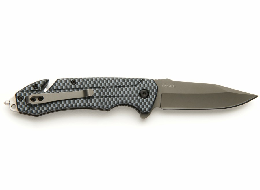 Whitby Knives Whitby Rescue Liner Lock Knife (3.25") | Lock Knives