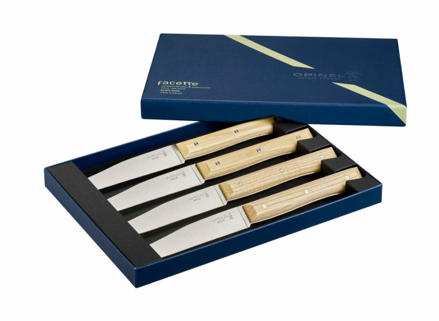 Opinel Opinel Facette 4Pc Table Knife Box Set - Ash | Table Knives