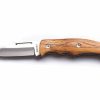 Whitby Knives Whitby Slipjoint Knife W/ Clip Point Blade (2.5") - Zebra Wood | Edc Knives