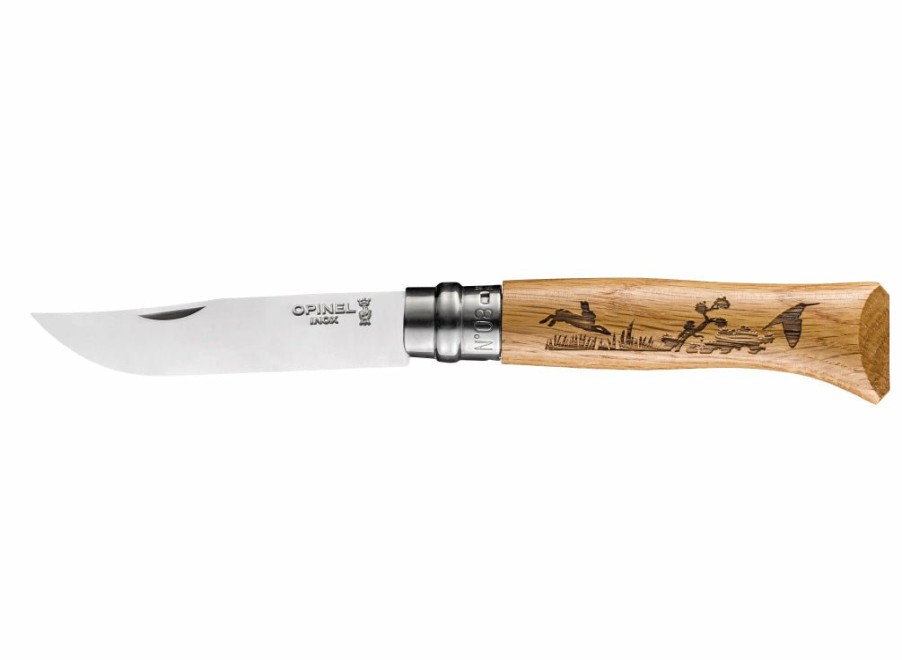 Opinel Opinel No.8 Animalia Knife - Hare | Outdoor Knives