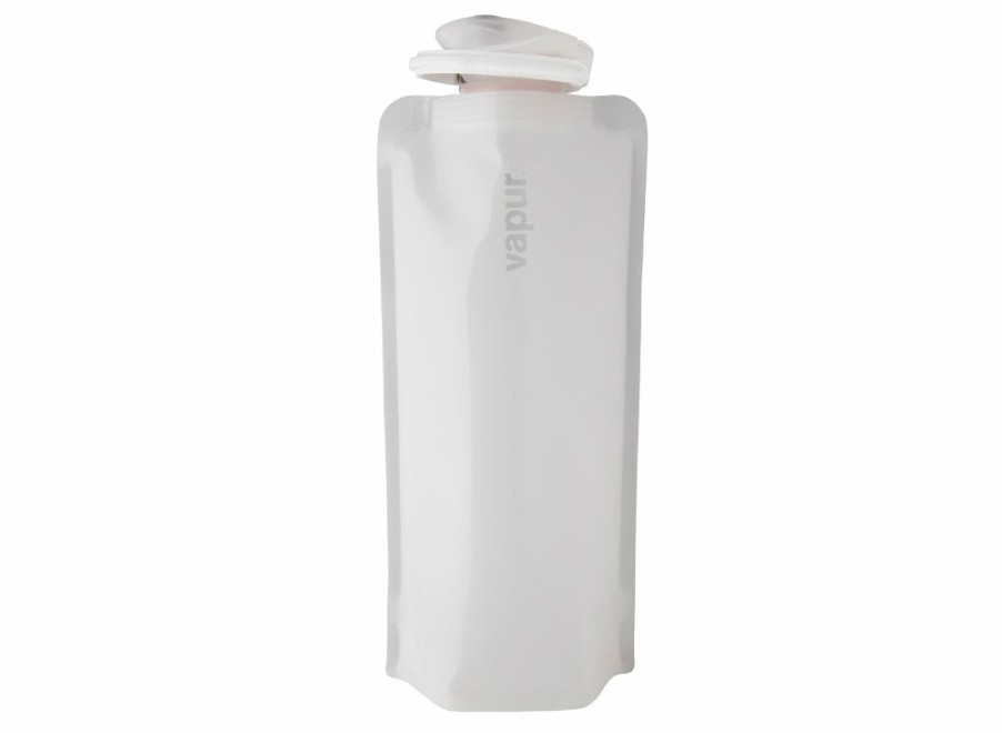 Vapur Vapur Wide Mouth 1L - Solids - Whiteout | Foldable Water Bottles