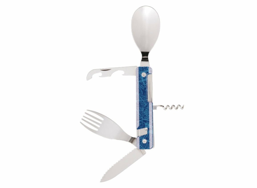 Akinod Akinod Multifunction Magnetic Cutlery (Mirror Finish) - Downtown Blue | Corkscrews