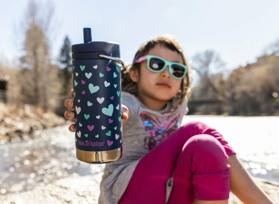 Klean Kanteen Klean Kanteen Insulated Tkwide W/ Twist Cap 355Ml - Navy Hearts | Insulated Bottles