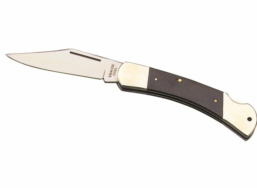 Whitby Knives Whitby Wood Lock Knife (3.75") | Lock Knives