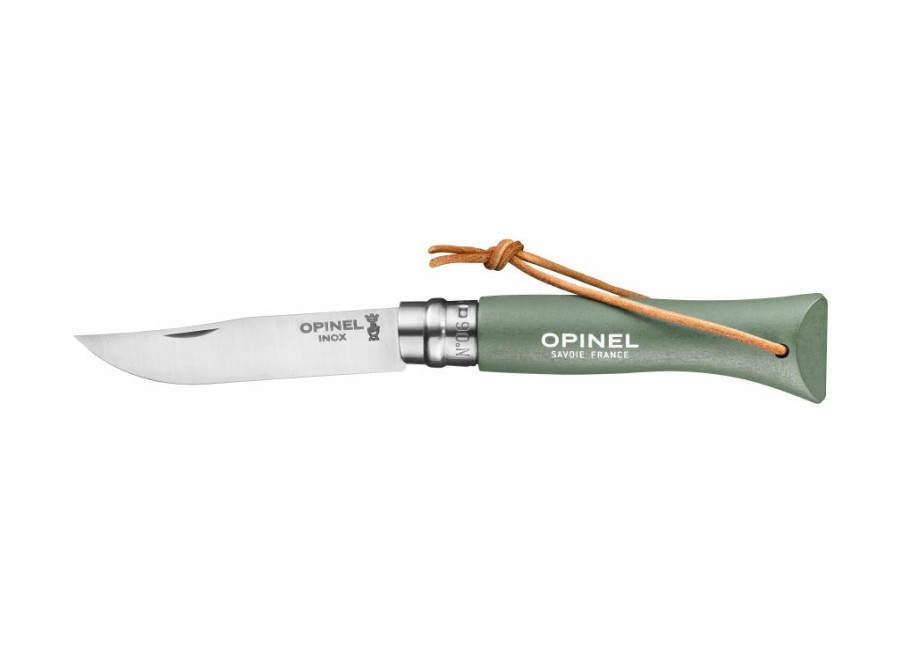 Opinel Opinel No.6 Colorama Trekking Knife - Sage | Outdoor Knives