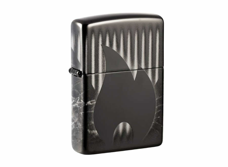 Zippo Zippo Design Lighter - High Polish Black | Lighters