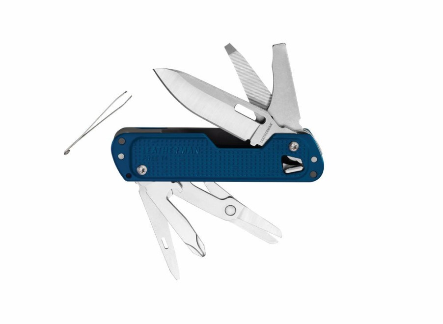 Leatherman Leatherman Free® T4 Multipurpose Tool - Navy | Pocket Multi-Tools