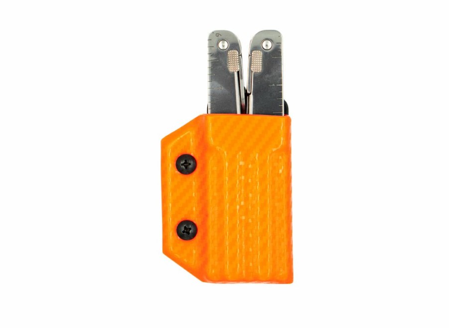 Clip & Carry Clip & Carry Kydex Sheath: Victorinox Swisstool - Orange Carbon Fibre | Multi-Tool Sheaths