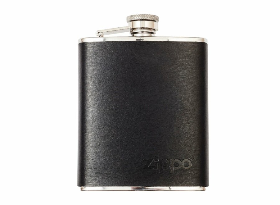 Zippo Zippo Leather Wrapped Hip Flask | Hip Flasks