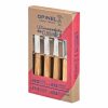 Opinel Opinel Olive Wood 4Pc Kitchen Knife Set | Peelers