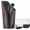 Vapur Vapur Wandervino Collection & 2 Glass Set - Maroon | Foldable Wine Carriers