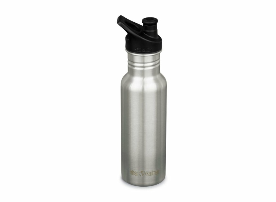 Klean Kanteen Klean Kanteen Narrow Classic W/ Sport Cap 532Ml - Brushed Stainless | Single-Wall Bottles