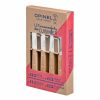 Opinel Opinel Beechwood 4Pc Kitchen Knife Set | Kitchen Sets