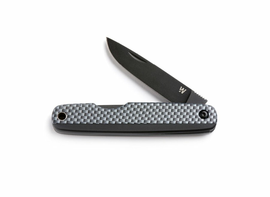 Whitby Knives Whitby Kent Edc Pocket Knife (2.25") - Carbon Fibre Pattern | Edc Knives