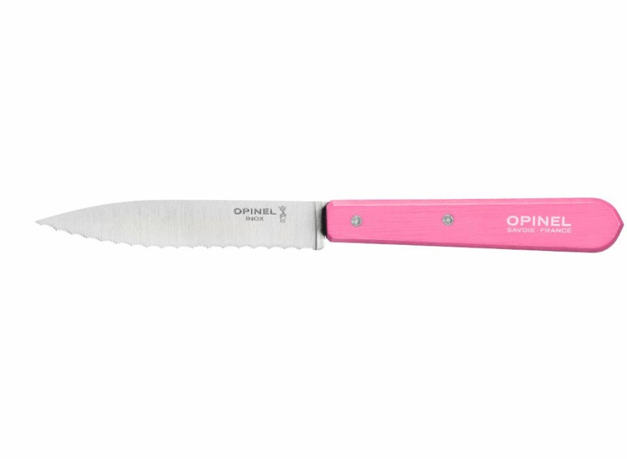 Opinel Opinel No.113 Serrated Knife - Fuchsia | Kitchen Knives