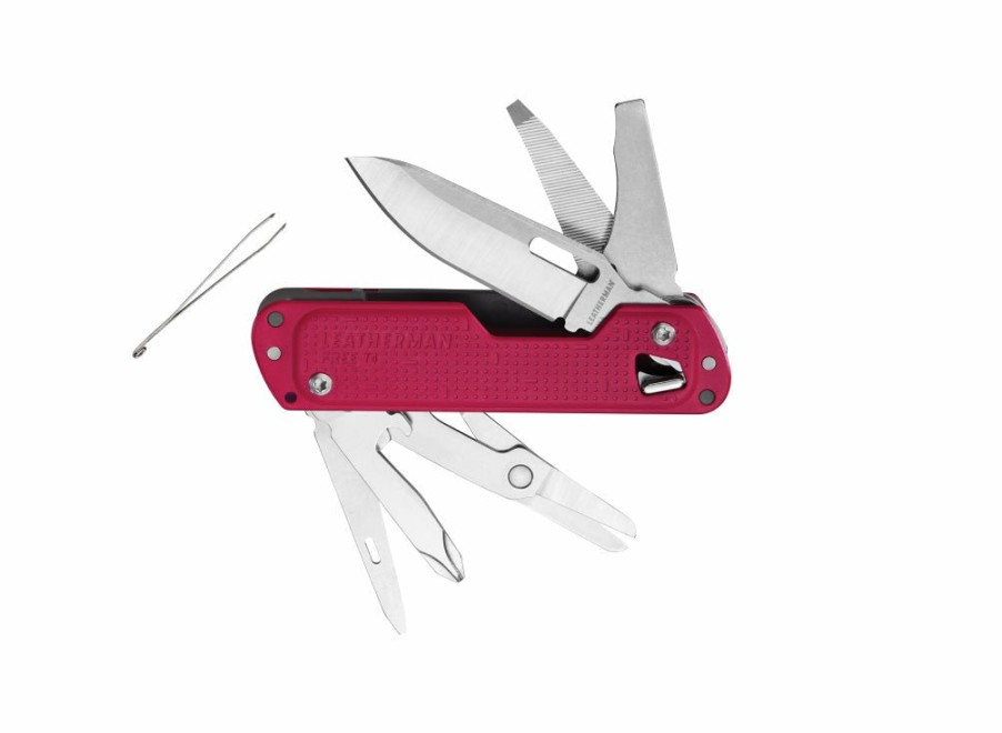 Leatherman Leatherman Free® T4 Multipurpose Tool - Crimson | Multi-Tools