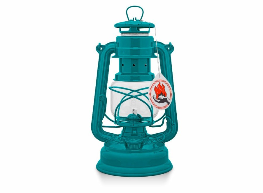 Feuerhand Feuerhand Baby Special 276 Hurricane Lantern - Teal Blue | Hurricane Lanterns