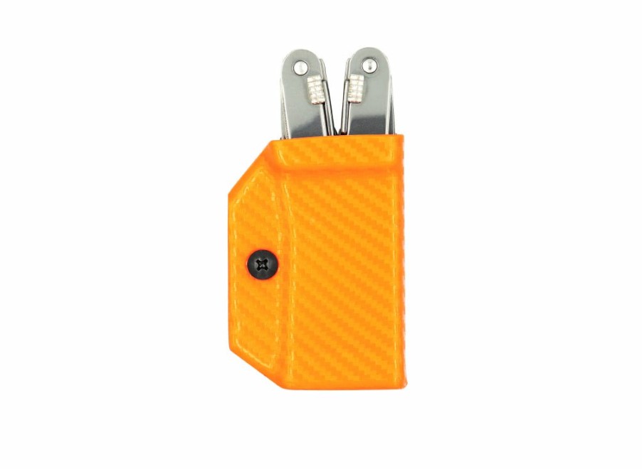 Clip & Carry Clip & Carry Kydex Sheath: Victorinox Spirit - Orange Carbon Fibre | Multi-Tool Sheaths