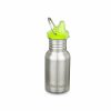 Klean Kanteen Klean Kanteen Kid Narrow Classic W/ Sippy Cap 355Ml - Brushed Stainless | Kid Bottles