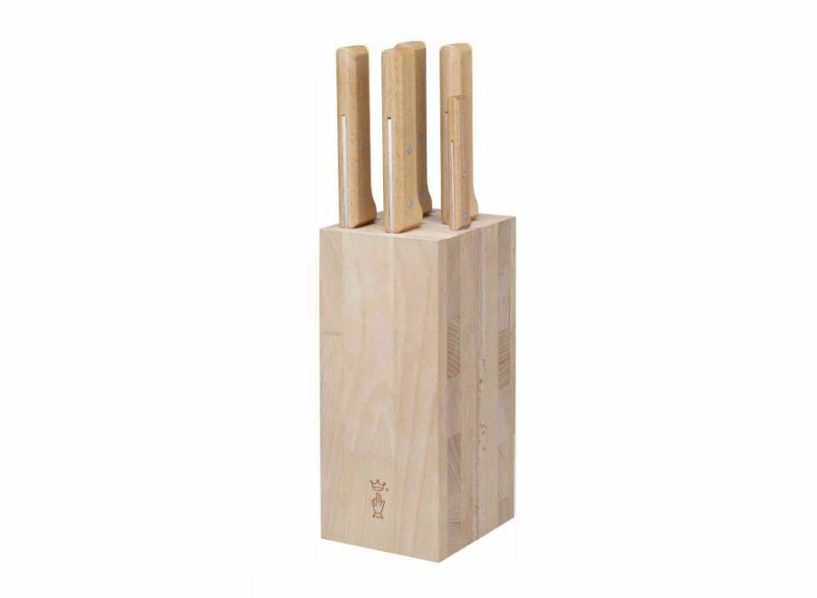 Opinel Opinel Parallele 5Pc Bread Knife Block Set | Kitchen Accessories