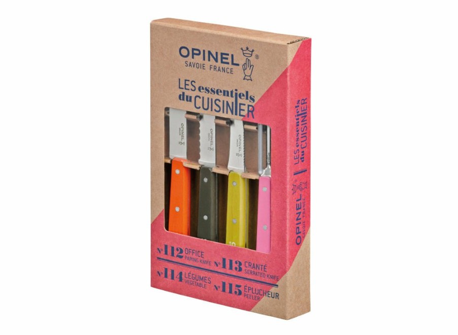 Opinel Opinel Fifties 4Pc Kitchen Knife Set | Paring Knives