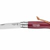 Opinel Opinel No.8 Colorama Trekking Knife - Burgundy | Lock Knives