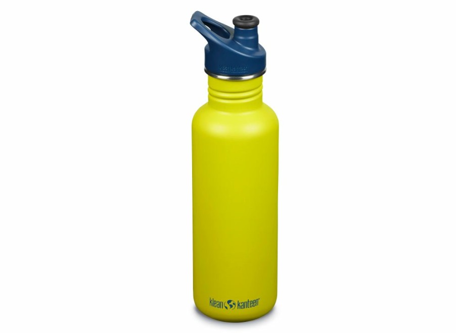 Klean Kanteen Klean Kanteen Classic W/ Sport Cap 800Ml - Green Apple | Single-Wall Bottles