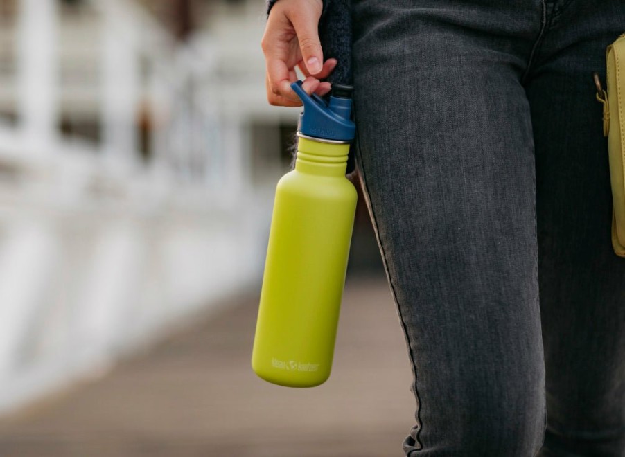 Klean Kanteen Klean Kanteen Classic W/ Sport Cap 800Ml - Green Apple | Single-Wall Bottles