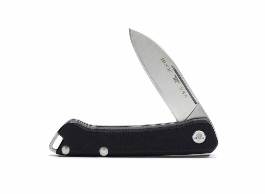 Buck Buck Saunter Drop Point Knife - Black Micarta | General Purpose Knives