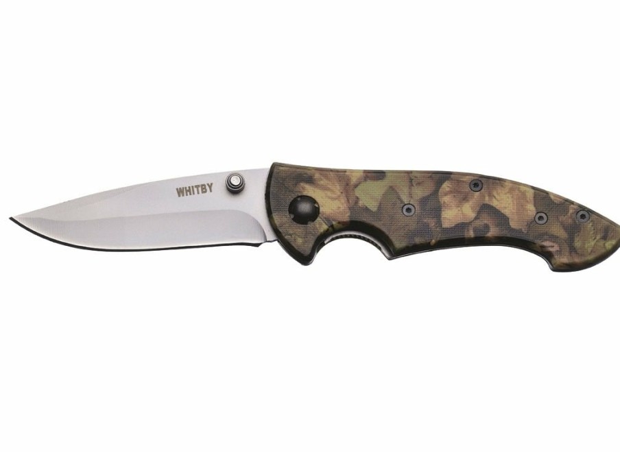 Whitby Knives Whitby Camo Lock Knife (3") | Outdoor Knives