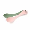 Light My Fire Light My Fire Spork Original 2-Pack - Sandy Green/Dusty Pink | Sporks