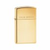 Zippo Zippo Slim Lighter - High Polish Solid Brass | Lighters