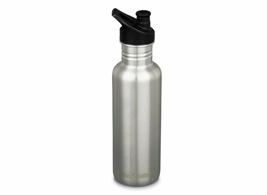 Klean Kanteen Klean Kanteen Classic W/ Sport Cap 800Ml - Brushed Stainless | Single-Wall Bottles